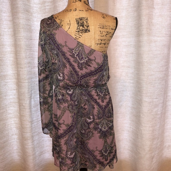 PURPLE PAISLEY PRINT TOP - Picture 4 of 5